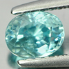 0.93 Ct. Graceful Natural Blue Zircon Cambodia Gem