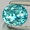 1.07 Ct. Incredible Oval Natural Blue Zircon Cambodia