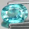 1.32 Ct. Alluring Natural Oval Blue Zircon Cambodia Gem