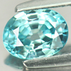 1.22 Ct. Shining Clean Natural Blue Zircon Cambodia Gem