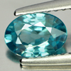 0.91 Ct. Natural Gemstone Blue Zircon Oval Shape From Cambodia