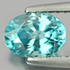 1.41 Ct. Oval Shape Natural Gem Blue Zircon