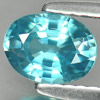 1.05 Ct. Delightful Oval Natural Gem Blue Color Zircon