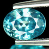1.21 Ct. Gorgeous Oval Natural Blue Zircon Cambodia Gem