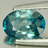 1.34 Ct. Oval Shape Natural Blue Color Zircon Cambodia