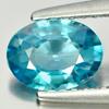 1.09 Ct. Attractive Oval Shape Natural Gem Blue Color Zircon