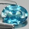 Good Color 1.09 Ct. Oval Shape Natural Gem Blue Zircon