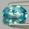 1.28 Ct. Good Oval Shape Natural Gem Blue Zircon