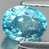 1.35 Ct. Oval Shape Natural Gem Blue Color Zircon