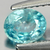0.95 Ct. Oval Shape Natural Blue Color Zircon Cambodia