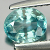 0.97 Ct. Oval Shape Natural Blue Color Zircon Cambodia