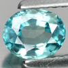 0.97 Ct. Oval Shape Natural Blue Color Zircon Cambodia