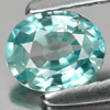 0.77 Ct. Megically Oval Natural Blue Zircon Cambodia