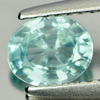 0.92 Ct. Winsomeness Oval Natural Blue Zircon Cambodia