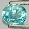 0.94 Ct. Dazzling Clean Natural Blue Zircon Cambodia