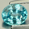 1.12 Ct. Oval Shape Natural Gem Blue Zircon Cambodia