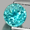 1.62 Ct. 5.4 Mm. Round Natural Blue Zircon Cambodia Gem