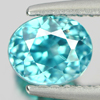 1.42 Ct. Calibrate Size 6x5 Mm. Oval Shape Natural Blue Zircon