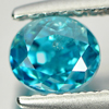 1.19 Ct. Nice Natural Gem Blue Color Zircon Oval Shape