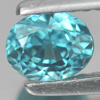 0.99 Ct. Megically Clean Natural Blue Zircon Cambodia