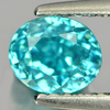 1.68 Ct. Good Color Oval Natural Gem Blue Color Zircon