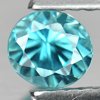 0.96 Ct. Oval Shape Natural Blue Zircon Cambodia Gem
