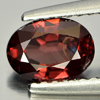 1.27 Ct. Oval Shape Natural Gem Imperial Red Zircon Unheated