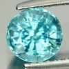 1.73 Ct. 6.5 Mm. Delightful Round Natural Blue Zircon