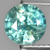 1.30 Ct. Round Natural Gem Blue Color Zircon