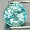 1.79 Ct. 6.4 Mm. Natural Blue Color Zircon Cambodia Gem