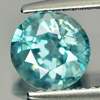 1.82 Ct. 7.1 Mm. Natural Blue Color Zircon Cambodia Gem