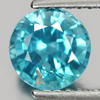 1.69 Ct. Beauteous Natural Gem Blue Zircon Round Shape