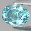 1.02 Ct. Oval Shape Natural Blue Zircon Cambodia Gem