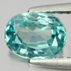 1.53 Ct. Oval Shape Natural Blue Zircon Cambodia Gem