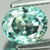 2.13 Ct. Oval Shape Natural Blue Zircon Cambodia Gem