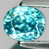 1.39 Ct. Good Color Oval Shape Natural Blue Zircon Gem