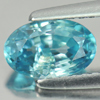 1.54 Ct. Oval Shape Natural Blue Zircon Cambodia Gem