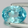 1.12 Ct. Oval Shape Natural Blue Zircon Cambodia Gem