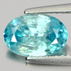 1.93 Ct. Nice Oval Shape Natural Gemstone Blue Zircon