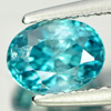 1.64 Ct. Oval Shape Natural Blue Zircon Cambodia Gem