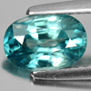 1.92 Ct. Oval Shape Natural Blue Zircon Gem