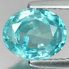 Good Color 2.10 Ct. Oval Shape Natural Blue Zircon Gem