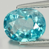 2.71 Ct. Oval Shape Natural Blue Zircon Cambodia Gem
