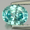 1.61 Ct. Oval Shape Natural Blue Zircon Cambodia Gem