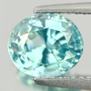 2.72 Ct. Oval Shape Natural Blue Zircon Cambodia Gem