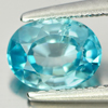 1.42 Ct. Nice Oval Shape Natural Gem Blue Color Zircon
