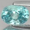 1.39 Ct. Nice Oval Shape Natural Gem Blue Zircon