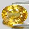 Yellow Zircon 5.68 Ct. Clean Oval 11.2 x 8.2 Mm. Natural Gemstone From Cambodia