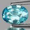 1.04 Ct. Oval Shape Natural Blue Zircon Cambodia Gem