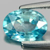 1.09 Ct. Good Oval Natural Blue Colo Zircon